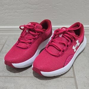 New Size 9.5 Under Armour Charged Surge 4 Women's Fuchsia Pink Sneakers